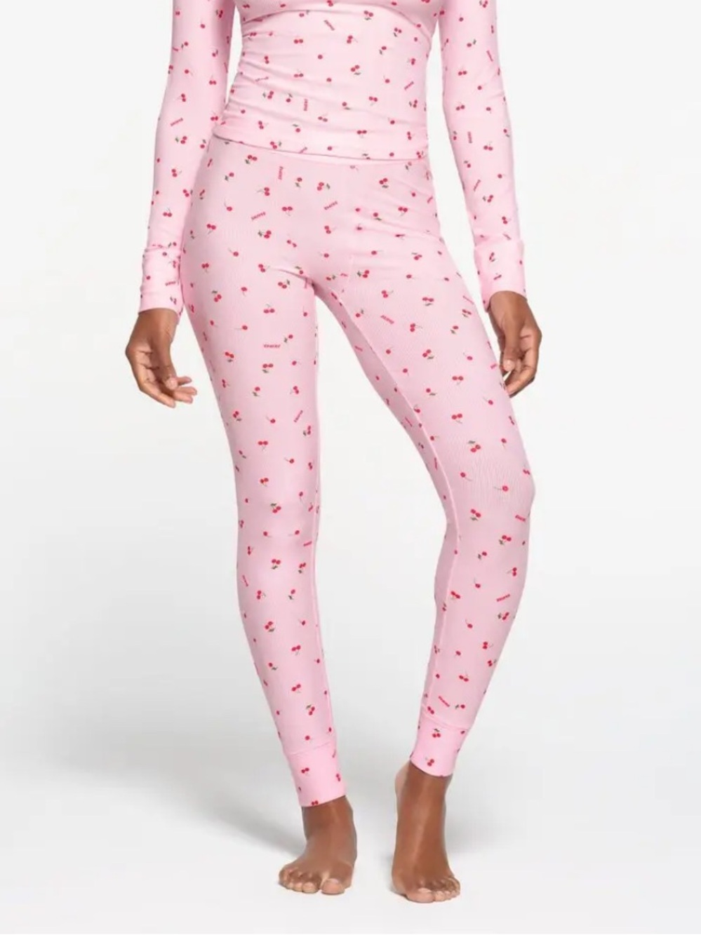 SKIMS SOFT LOUNGE LEGGING LIMITED EDITION: CHERRY BLOSSOM PRINT SMALL